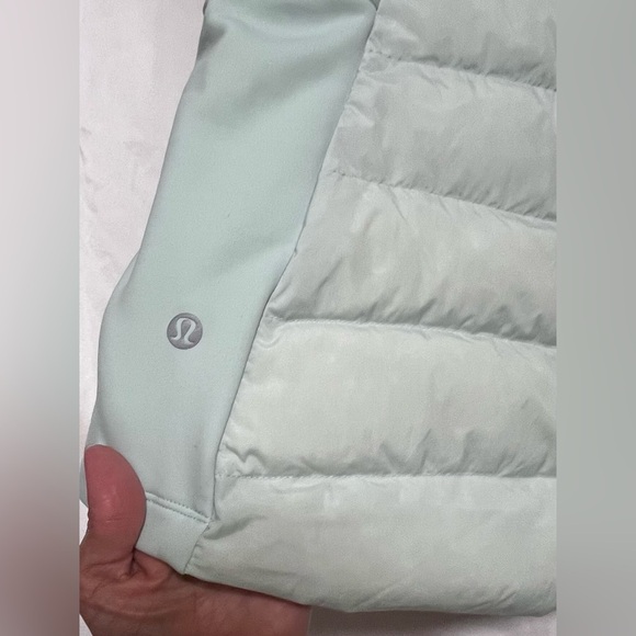NWT Lululemon Down For It All Puffer Vest - Delicate Mint - Outdoor Winter Fall - Picture 8 of 16